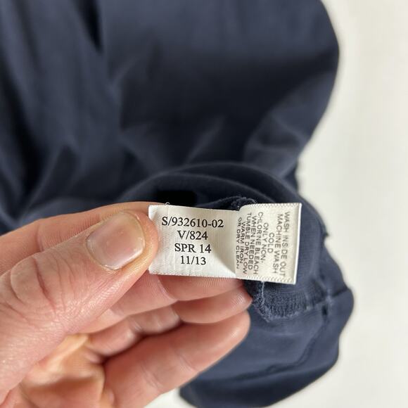 Banana Republic Rugby Style Sweatshirt Mens Medium Preppy Blue Long Sleeve Shirt - Picture 5 of 10